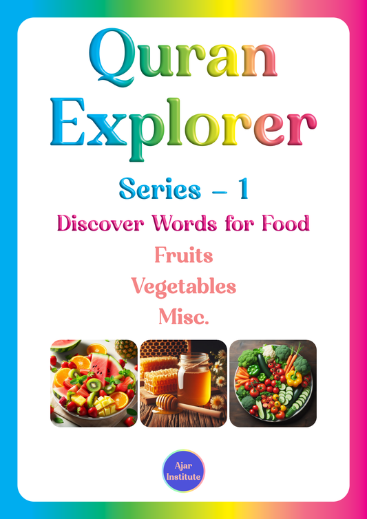 Quran Explorer Books for Kids (All Foods Version)